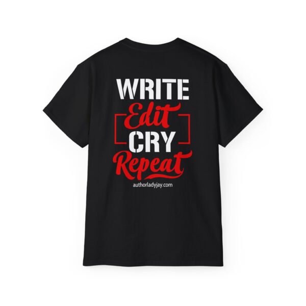 Author in progress : story loading Unisex Ultra Cotton Tee - Perfect Gift for Writers and Book Lovers - Image 2