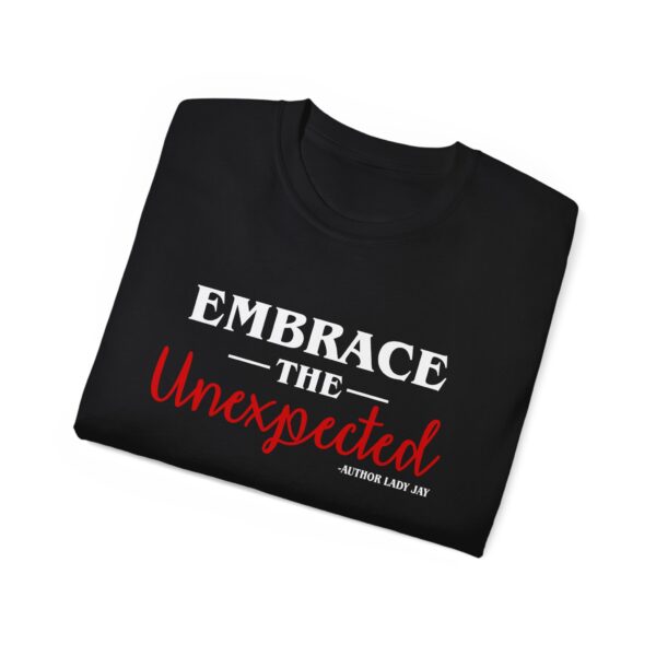 Embrace the unexpected Unisex Ultra Cotton Tee - Perfect Gift for Writers and Book Lovers - Image 4