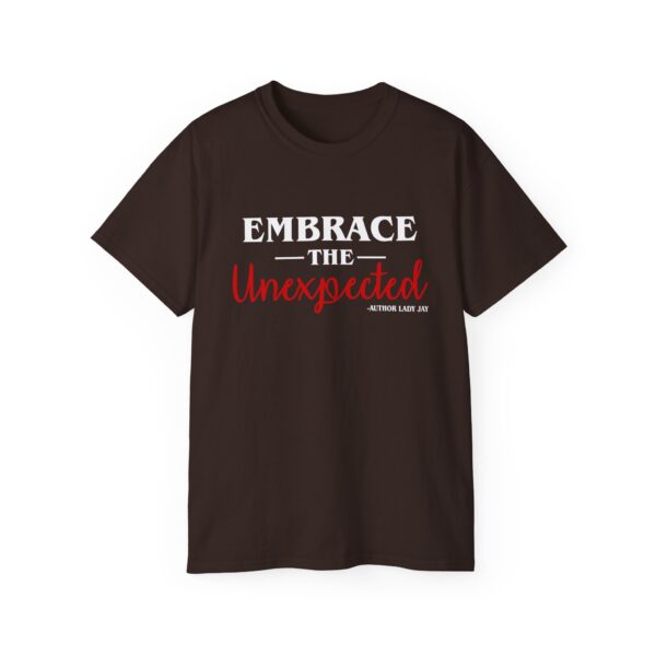Embrace the unexpected Unisex Ultra Cotton Tee - Perfect Gift for Writers and Book Lovers - Image 5