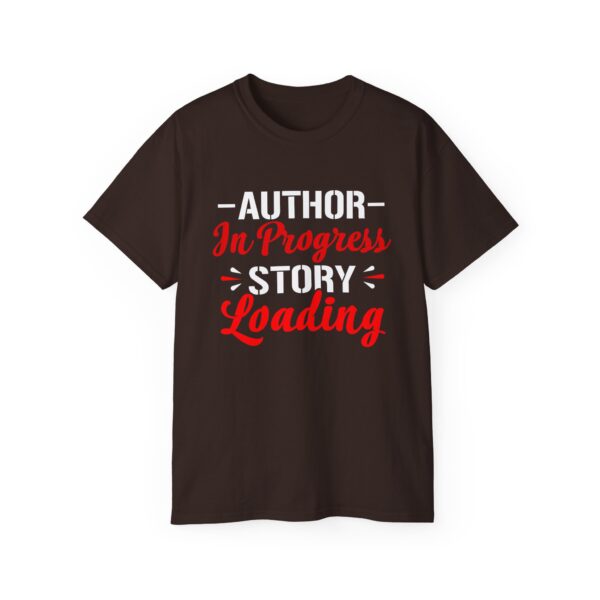 Author in progress : story loading Unisex Ultra Cotton Tee - Perfect Gift for Writers and Book Lovers - Image 5