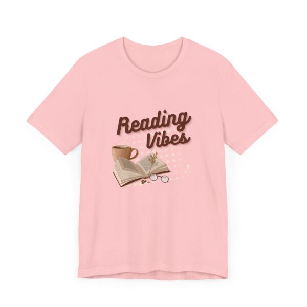 "Reading Vibes" Book Lover T-Shirt For Men & Women - Image 43