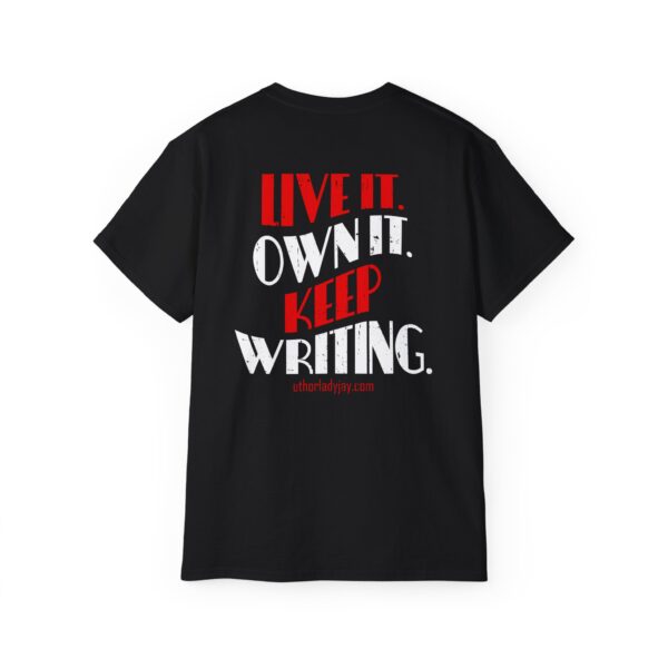 Your story is still being written Unisex Ultra Cotton Tee - Perfect Gift for Writers and Book Lovers - Image 2