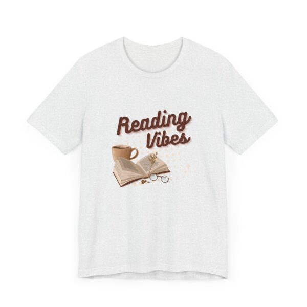"Reading Vibes" Book Lover T-Shirt For Men & Women - Image 7