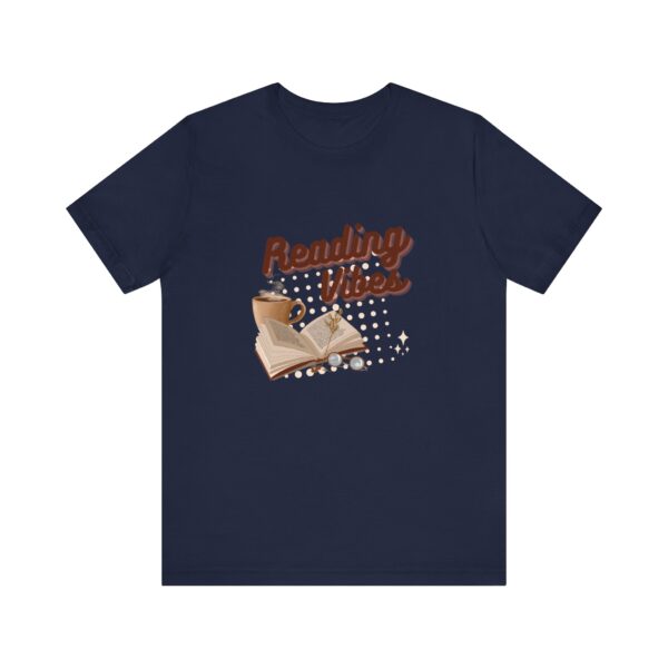 "Reading Vibes" Book Lover T-Shirt For Men & Women - Image 37
