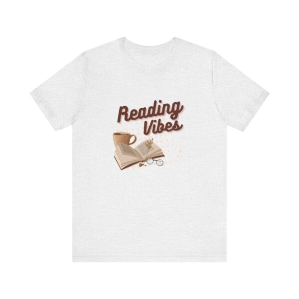 "Reading Vibes" Book Lover T-Shirt For Men & Women - Image 5