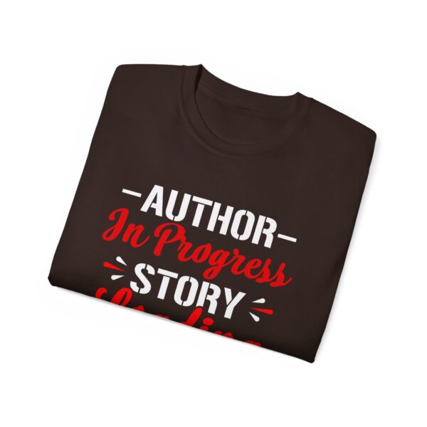 Author in progress : story loading Unisex Ultra Cotton Tee - Perfect Gift for Writers and Book Lovers - Image 8