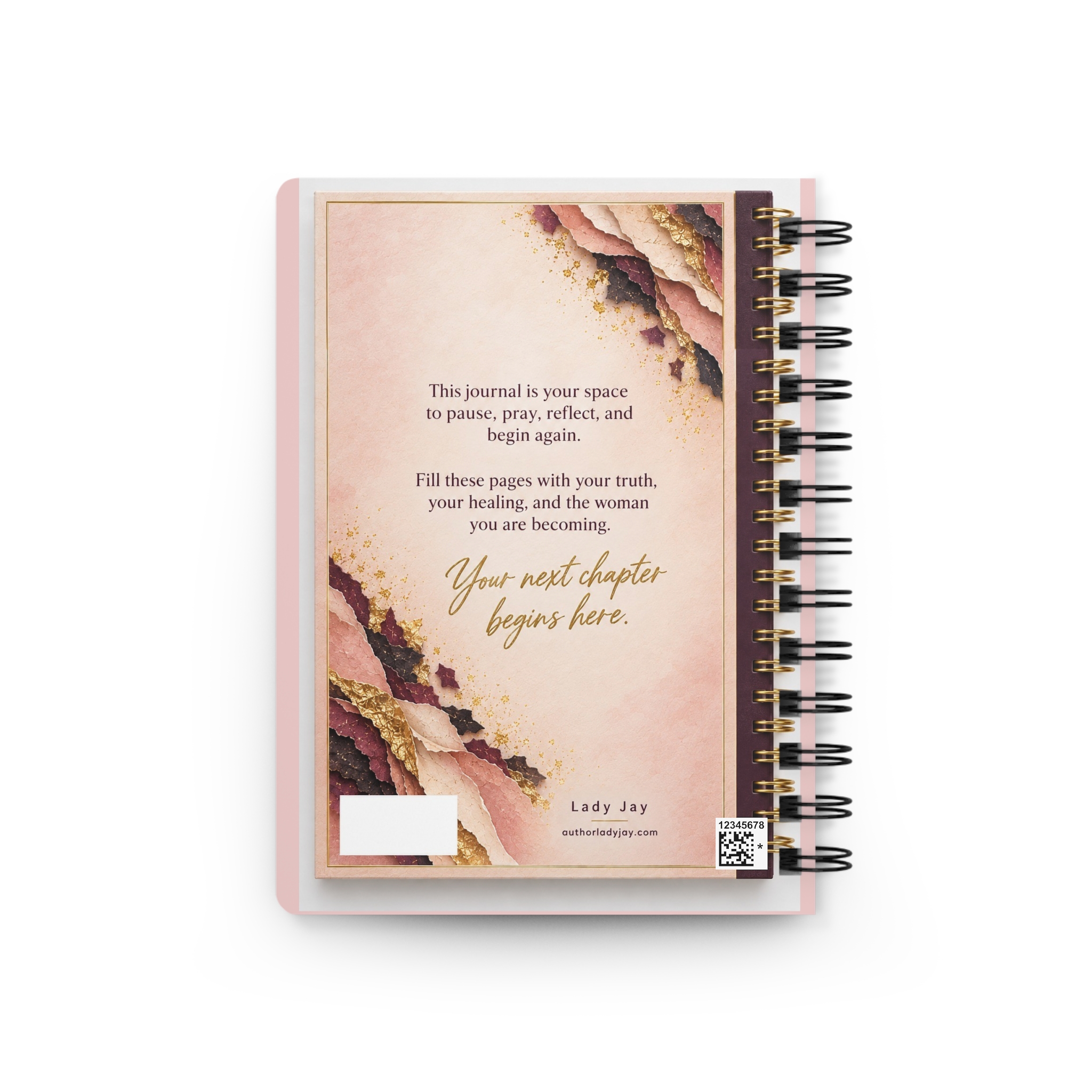 Becoming the New Me! Spiral Journal — Self-Discovery, Healing & Goal-Setting Notebook - Image 2